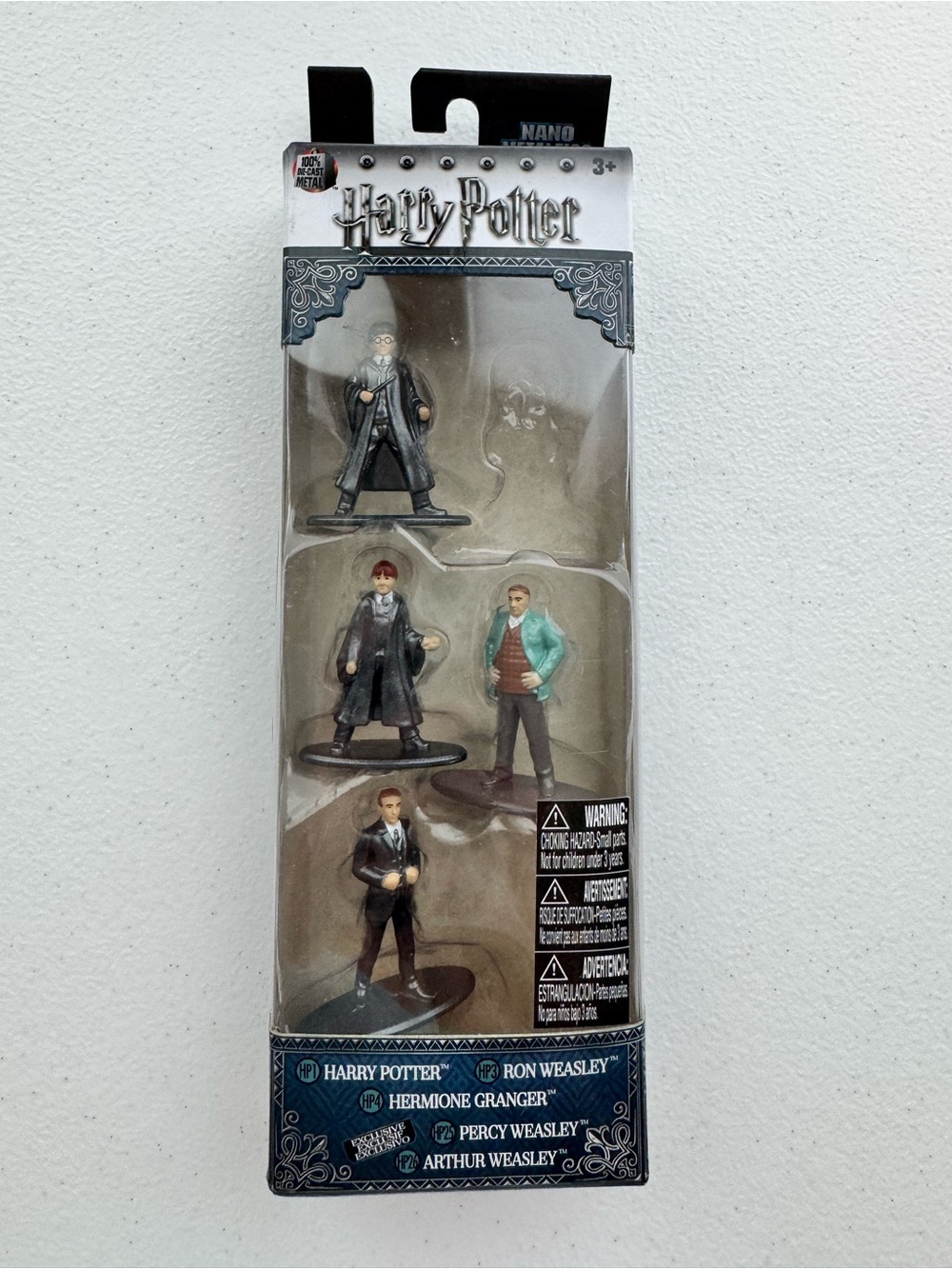 Harry Potter Nano Metalfigs Die Cast Figures Ron Percy Arthur *Missing Hermione